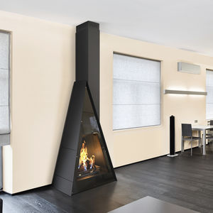 wood-burning fireplace / gas / bioethanol / contemporary