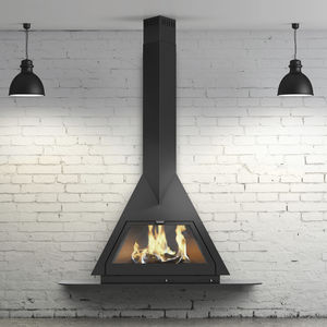 wood-burning fireplace / gas / bioethanol / contemporary