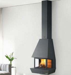 wood-burning fireplace / gas / bioethanol / contemporary
