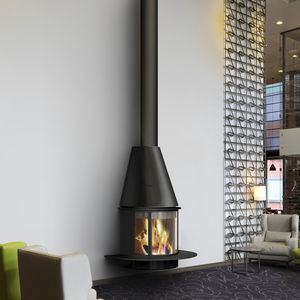 wood-burning fireplace / gas / bioethanol / contemporary