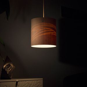 pendant lamp / contemporary / bamboo / nylon