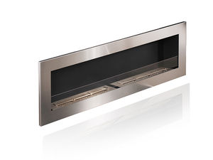 bioethanol fireplace / contemporary / open hearth / built-in