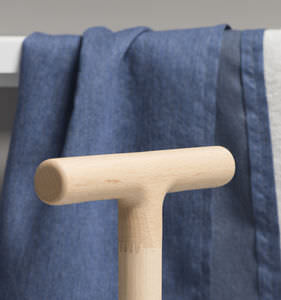 beech shower stool