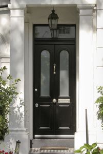 entry door / swing / steel / acoustic
