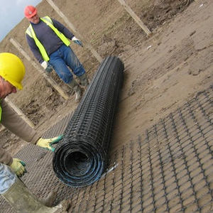 wire foundation mesh / soil reinforcing / iron / elongated mesh