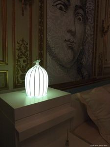custom lamp / table / original design / porcelain