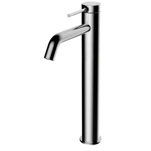 washbasin mixer tap / chromed metal / bathroom / 1-hole