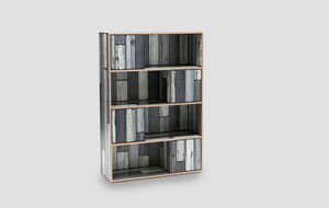 contemporary bookcase / commercial / wooden