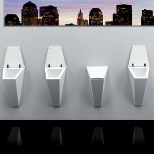 wall-mounted urinal / ceramic