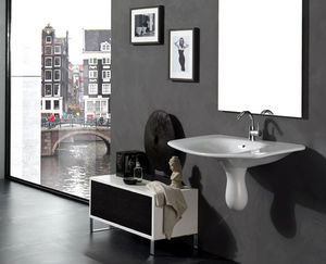 bathroom base cabinet / floor-mounted