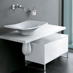 bathroom base cabinet / floor-mounted