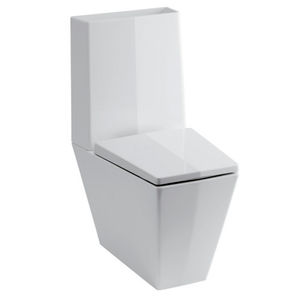 free-standing toilet / monobloc / ceramic