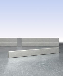 prestressed concrete beam / precast concrete / rectangular