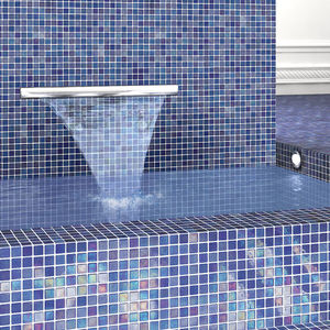bathroom mosaic tile / pool / poolside / wall