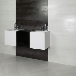 wall tile / porcelain stoneware / plain / patterned