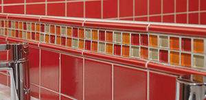 ceramic border tile / glass mosaic