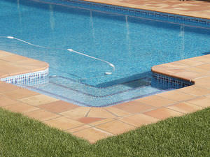 indoor tile / poolside / floor / ceramic