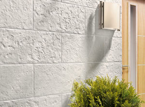 porcelain stoneware wallcovering / residential / textured / stone look