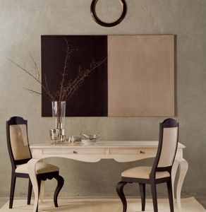 classic table / painted wood / rectangular