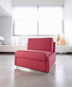 contemporary fireside chair / fabric / indoor / bed