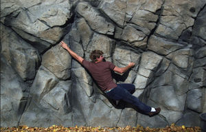 fixed climbing wall