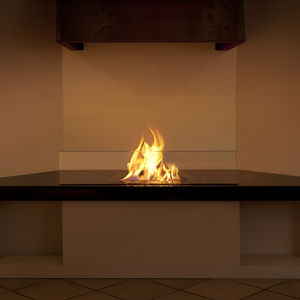 rectangular bioethanol burner / contemporary