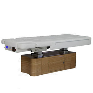 electric massage table / warming / with storage compartment