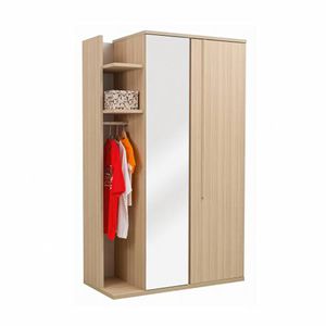 contemporary wardrobe / oak / with swing doors / child's