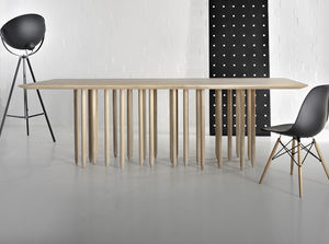 original design table / solid wood / rectangular