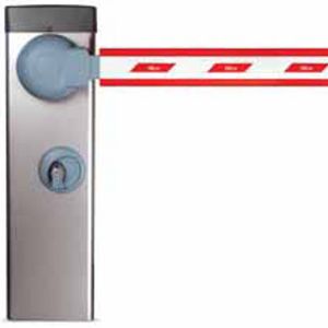 access control barrier / boom / steel / for public buildings
