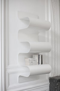 wall-mounted shelf / original design / metal