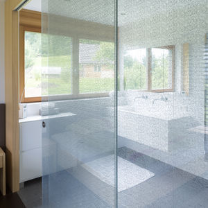 glass door panel / for interior fittings / for shops / for bars