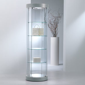 Contemporary Display Case Rg Italvetrine Tempered Glass