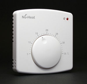 programmable thermostat / mechanical / wall-mounted / for underfloor heating