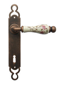 door handle / porcelain / traditional