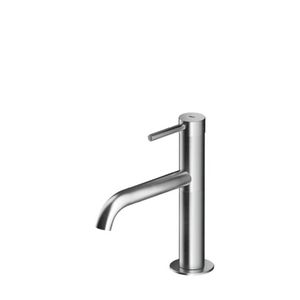 washbasin mixer tap / stainless steel / bathroom / 1-hole