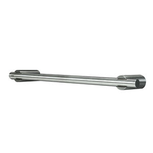 1-bar towel rack / wall-mounted / stainless steel