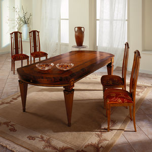 traditional dining table / cherrywood / rosewood / walnut