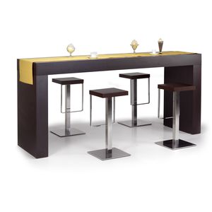 high bar table / contemporary / birch / wood veneer