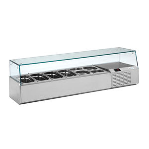 countertop refrigerated display case / for shops / for restaurants / for commercial kitchens