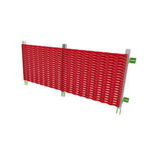 metal fastening system / for facade cladding