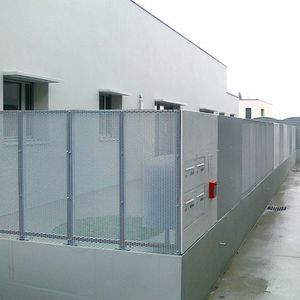 expanded sheet metal / aluminum / steel / for facade cladding
