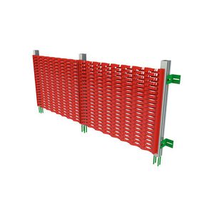 metal fastening system / for facade claddings