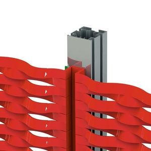 metal fastening system / for facade cladding