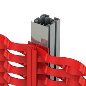 metal fastening system / for facade cladding