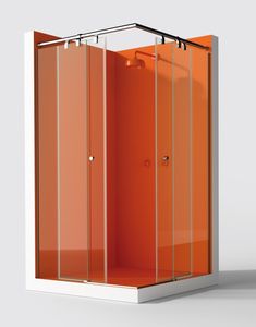 sliding shower screen / corner