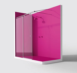 sliding shower screen / corner