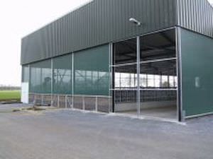 partitions and false ceiling fabric / plain / PVC / industrial