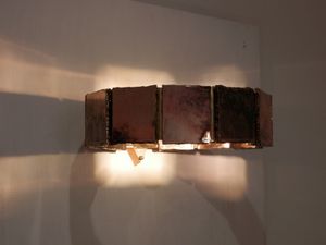 contemporary wall light / metal