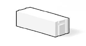cellular concrete block / for walls